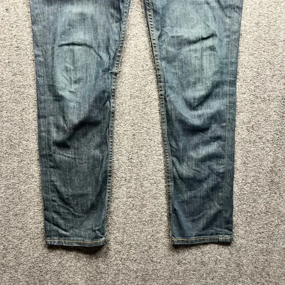 Levi's 511 Slim Fit Jeans Mens 30x32 Blue Fits 32x30 Dark Wash Stretch Denim - Picture 15 of 16